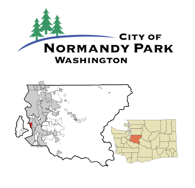 Normandy Park Logo and Map