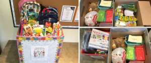 Backpacks for Kids Donation Boxes